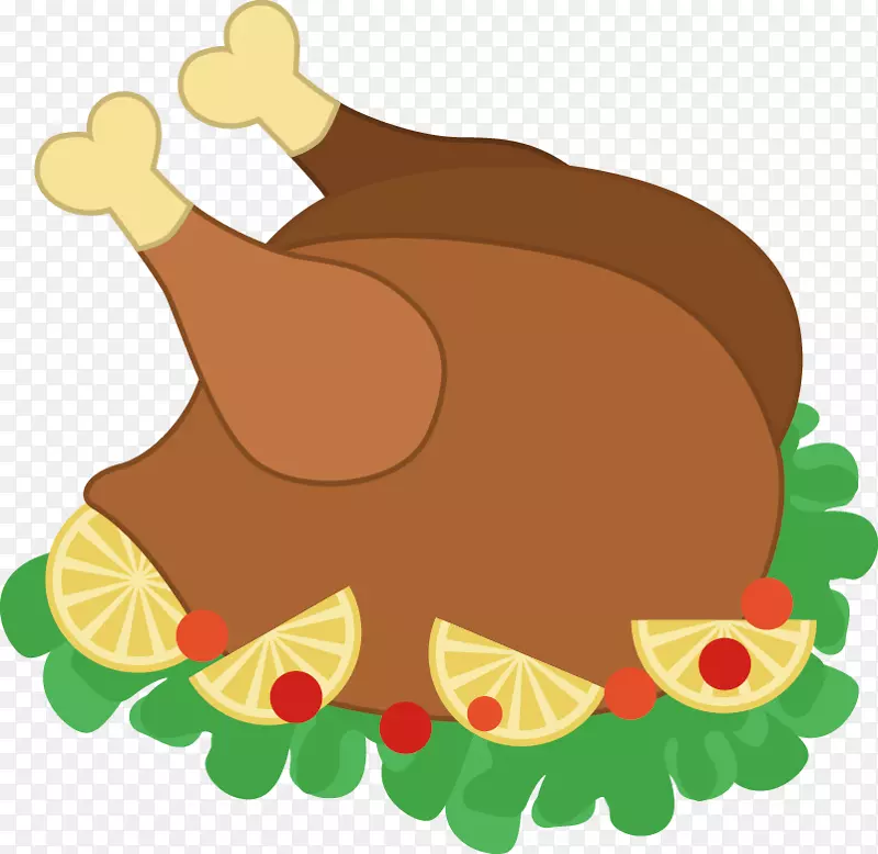 烤鸡火鸡感恩节剪贴画-鸡肉，图片
