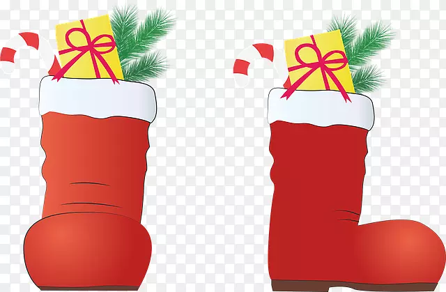 12月24日圣诞节鞋-圣诞装饰红袜子