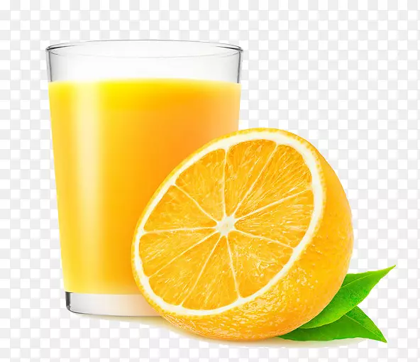 橙汁饮料剪辑艺术营养果汁