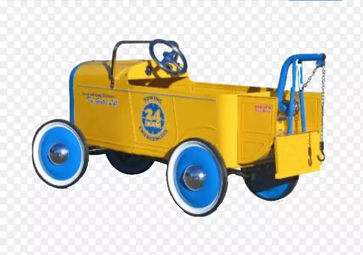 模型车玩具儿童老爷车-黄色古董车
