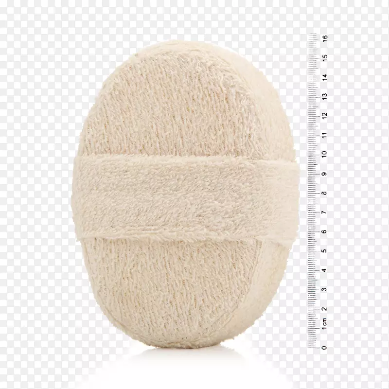 羊毛米色-优雅的浴球