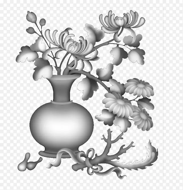 花瓶绘画手持式花瓶