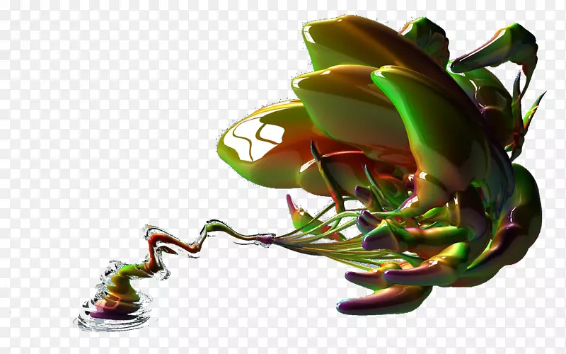 玻璃艺术抽象艺术壁纸.3D效果