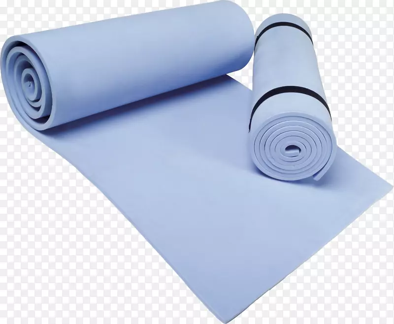 瑜伽垫普拉提体育锻炼-蓝色地毯