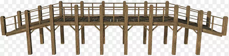 木桥木夹艺术.无垫子的古木桥材料