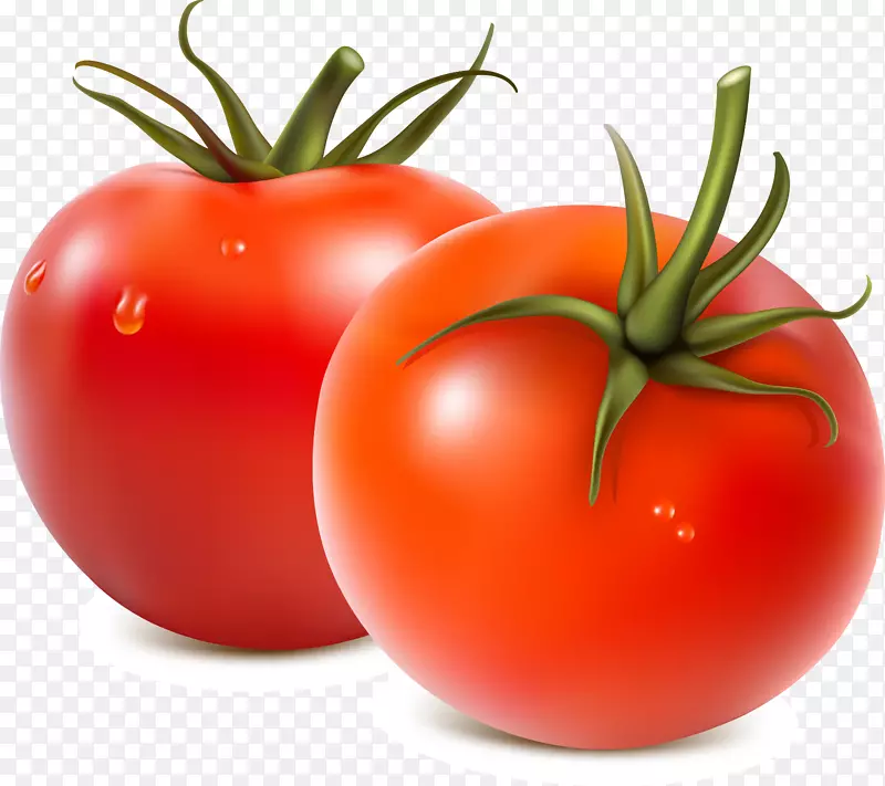 水果色拉蔬菜番茄-红色，番茄