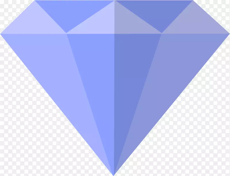三角品牌图案-蓝紫色钻石