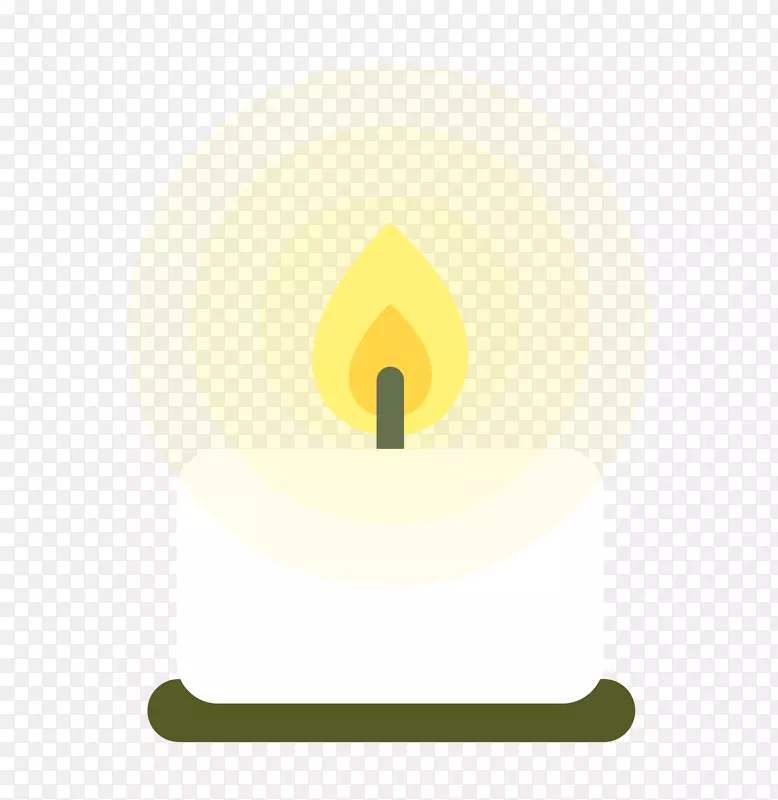 黄角图案-蜡烛