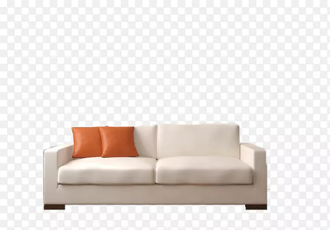 沙发白色加厚垫沙发床-白色沙发和枕头