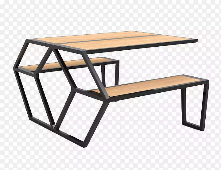 咖啡桌床头柜家具锻铁木桌