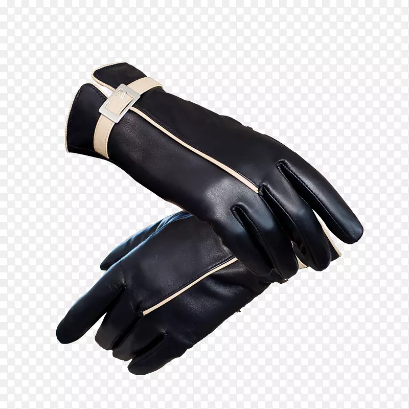 手套设计师正式穿戴-女性皮革手套实物产品