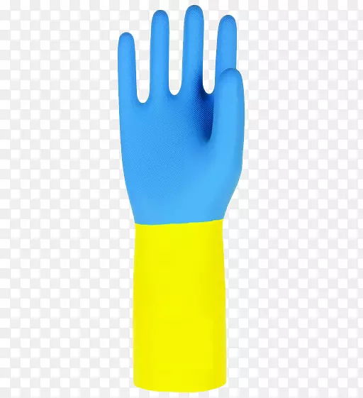 手套黄色蓝色洗衣-蓝色黄色橡胶手套洗衣