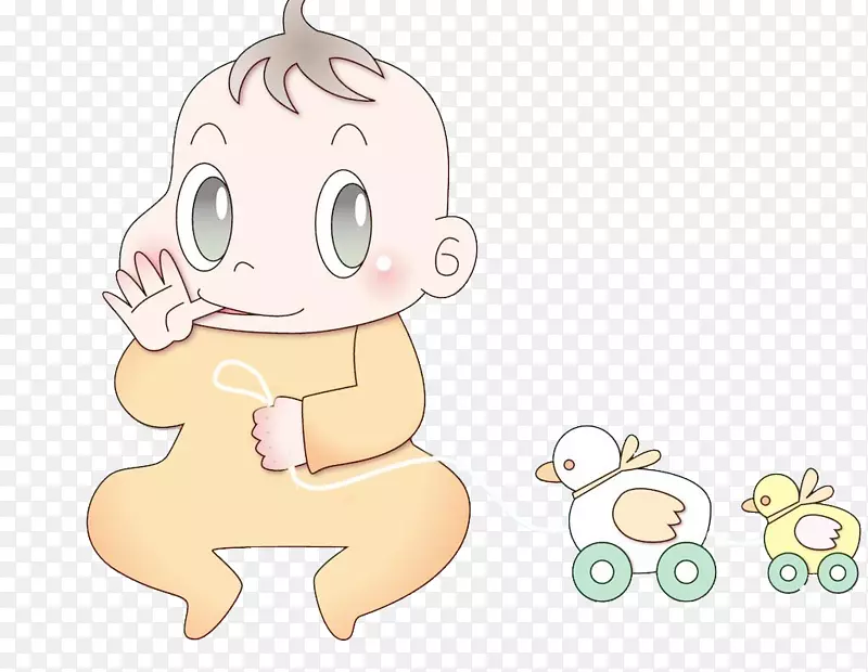 儿童玩具婴儿可爱-小鸭子