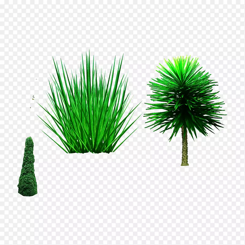 乔木灌木植物-PNG，城堡，木雕，树木，PNG，城堡，割草机