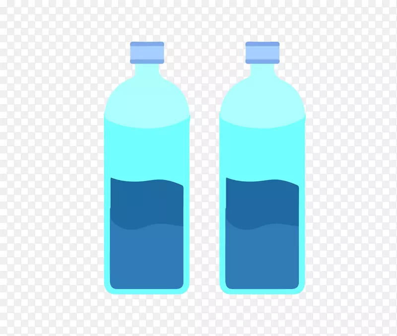 矿泉水瓶饮料.蓝色矿泉水瓶材料