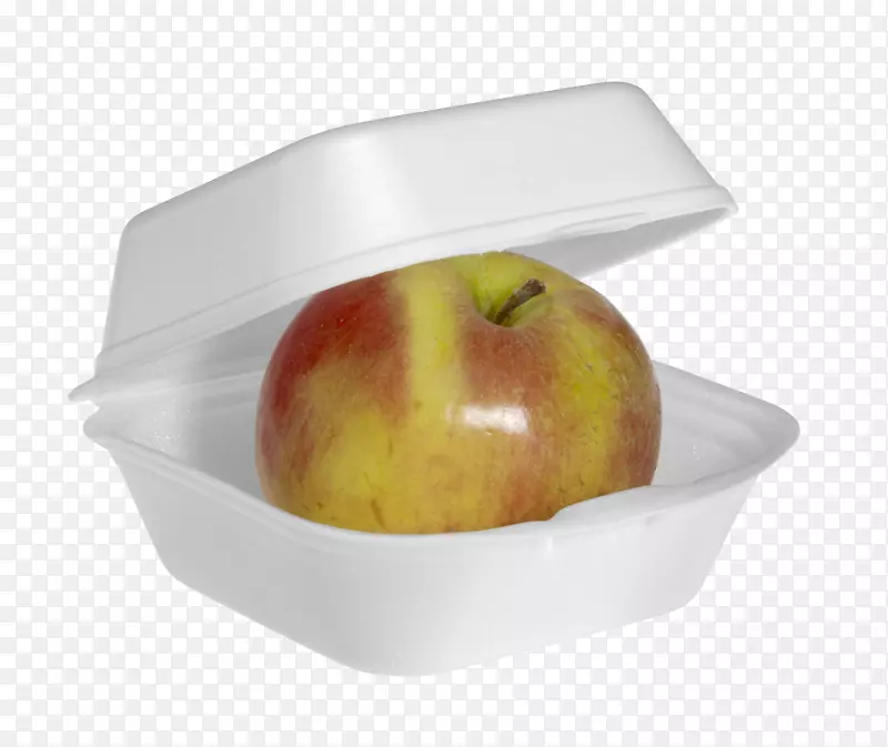 苹果盒存货摄影-午餐盒中的苹果