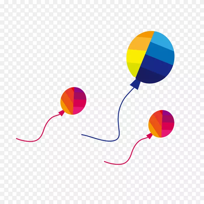 气球剪贴画彩色气球