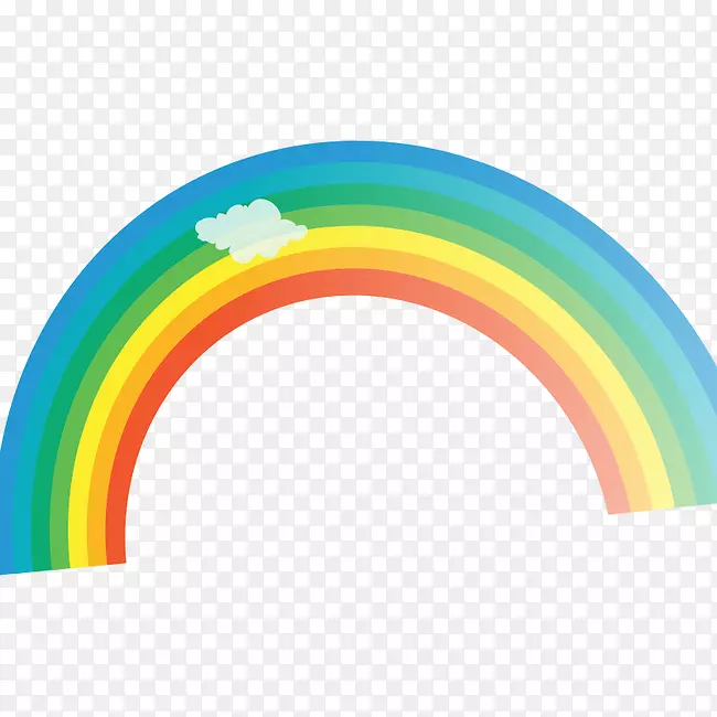 彩虹天空字体-彩虹