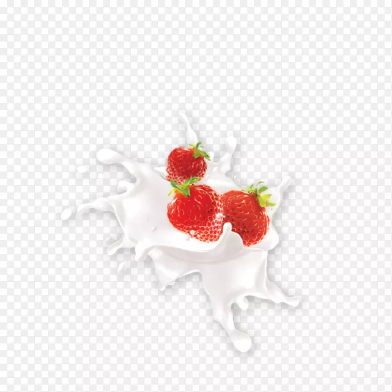 草莓汁奶昔椰奶草莓