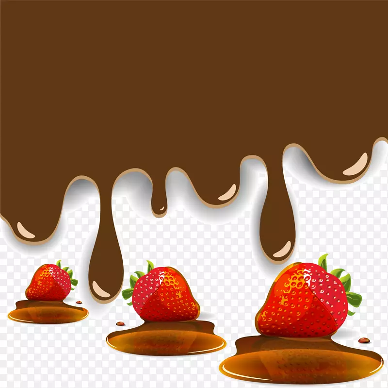 草莓Aedmaasikas-绘制草莓巧克力