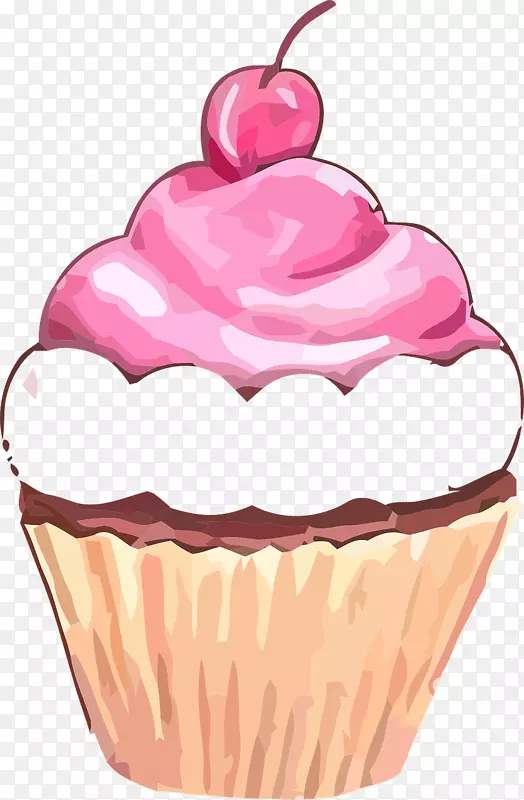 小纸杯蛋糕四甜点夹艺术草莓蛋糕