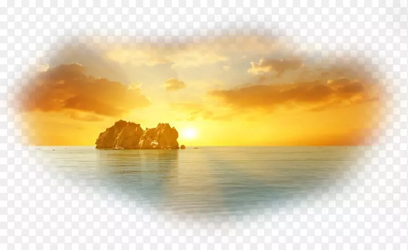 浅滩天空壁纸-美丽的海上日出图片免费下载