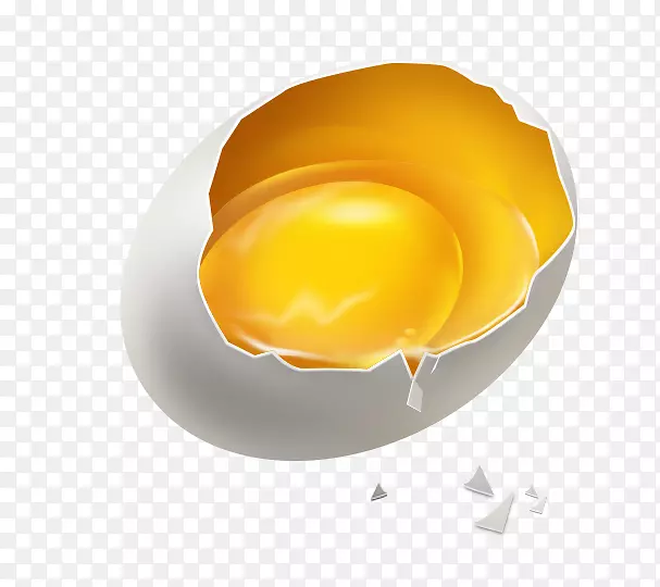 蛋黄蛋壳破蛋