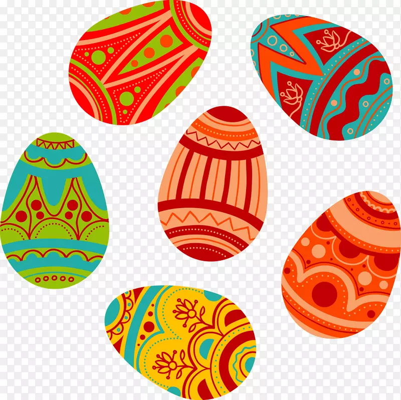 复活节彩蛋，剪贴画-复活节彩蛋
