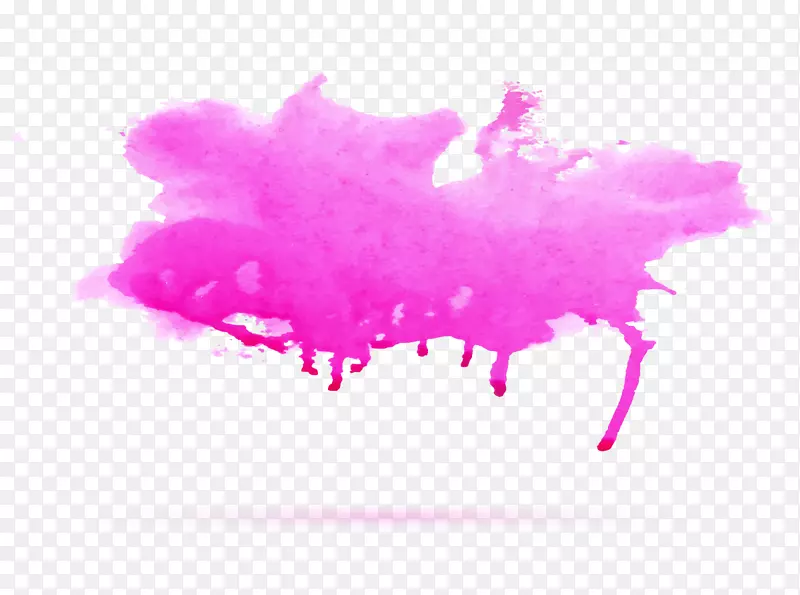 粉红紫色墨水