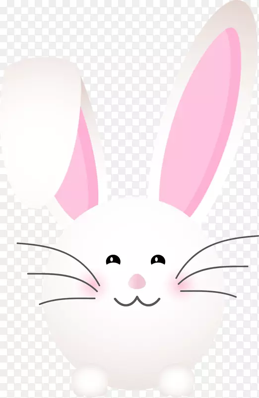 兔子复活节兔子卡通-手绘卡通兔