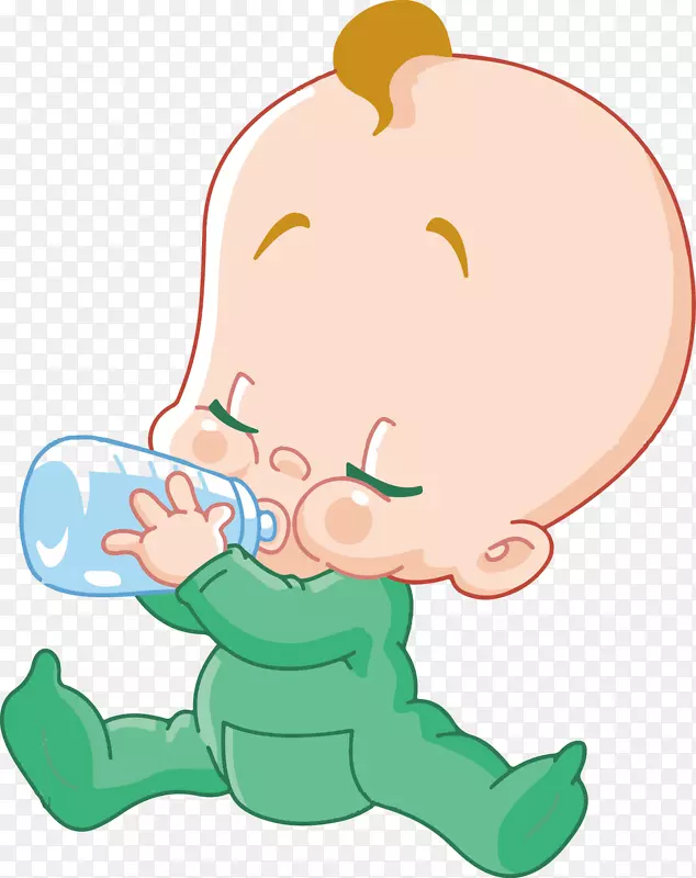 婴儿奶瓶卡通儿童卡通儿童抱瓶