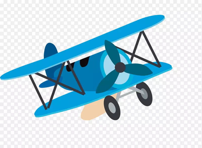 飞机儿童卡通剪辑艺术-飞机