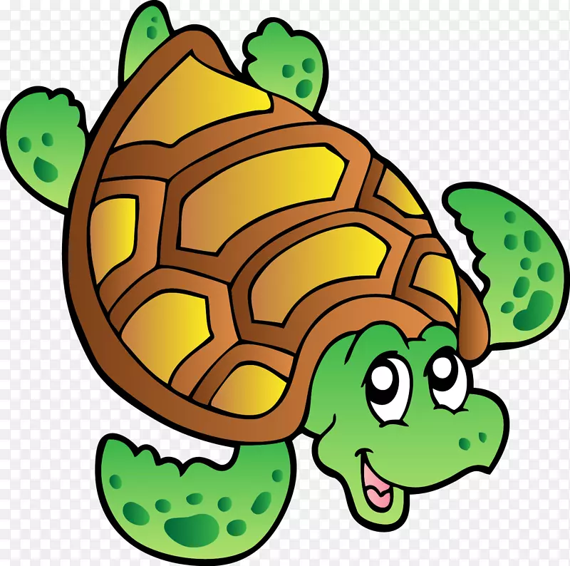 海龟海洋剪贴画-海龟