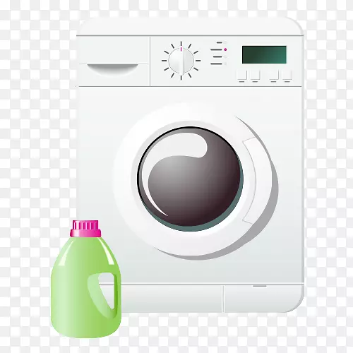 洗衣机洗涤剂家用电器滚筒洗衣机