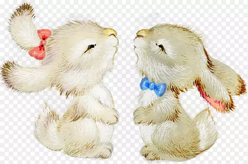 欧洲兔狗-两只兔子