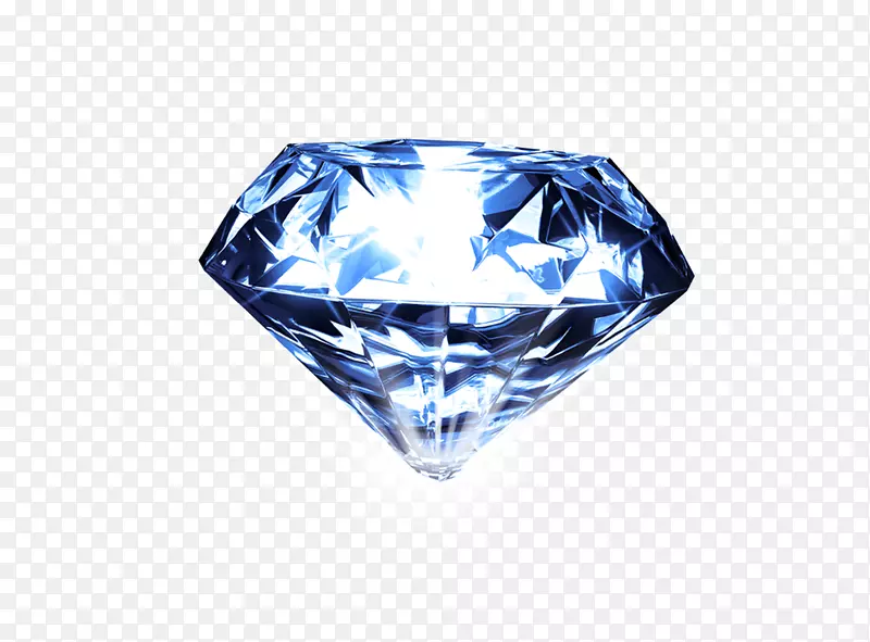 蓝色钻石水晶宝石豪华钻石