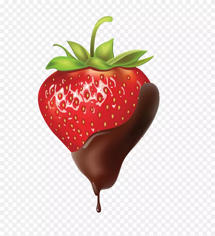 牛奶奶油草莓派-巧克力草莓