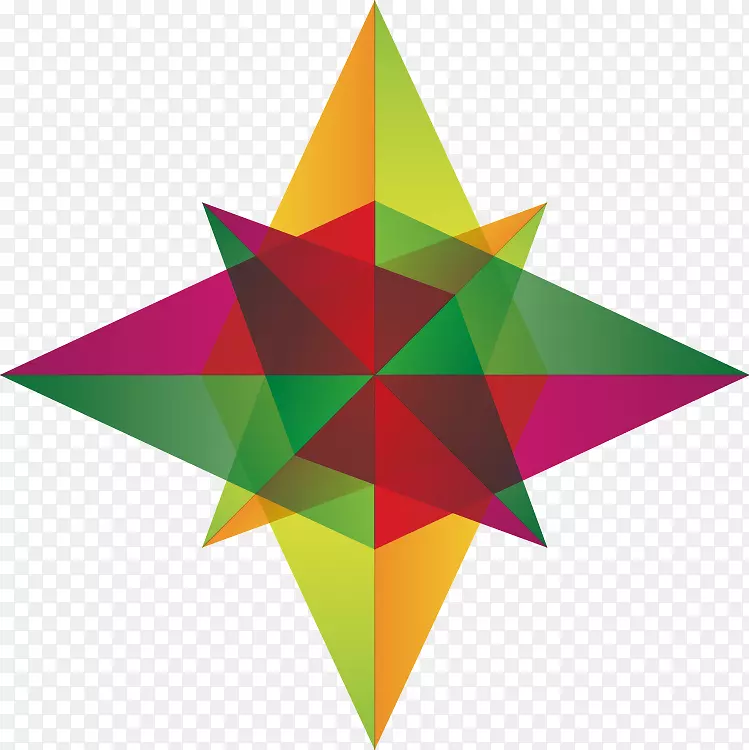 三角形几何-彩色抽象几何元素