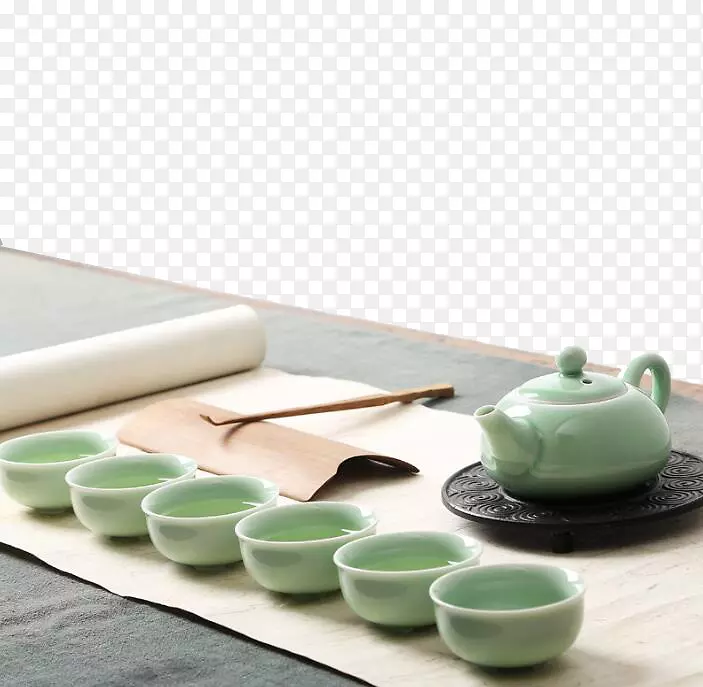 茶壶茶具青瓷茶杯茶壶