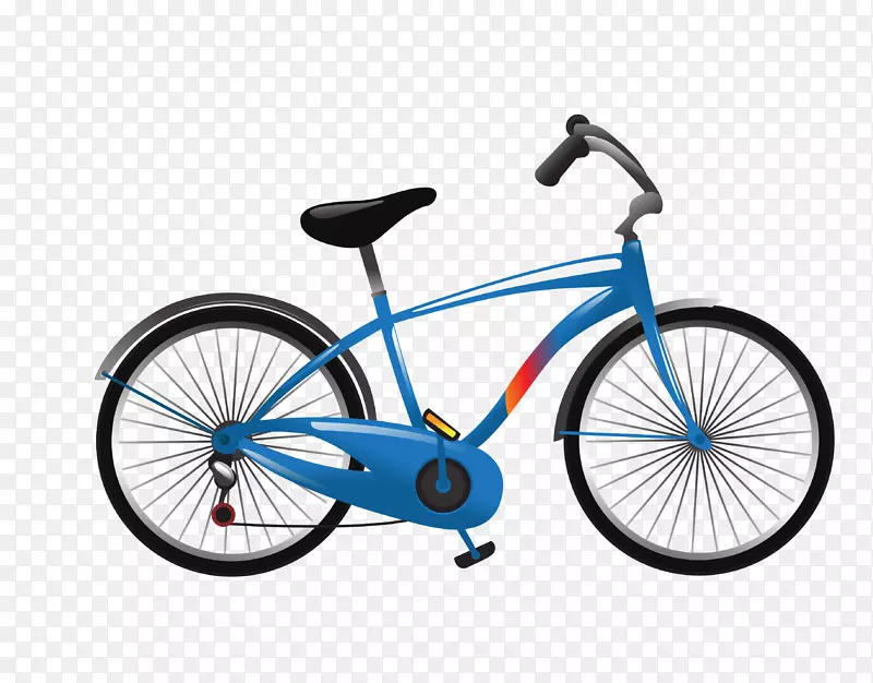 巡洋舰自行车车架bmx单速自行车蓝色自行车山地车
