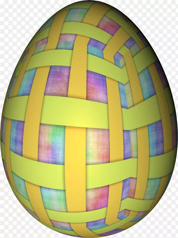 球体对称复活节图案-彩蛋