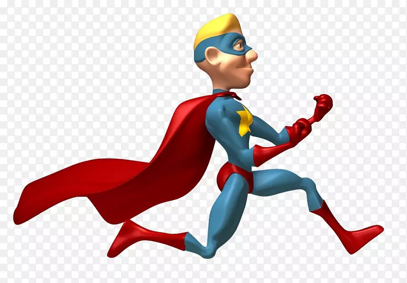 闪电克拉克肯特超级英雄剪辑艺术运行超人