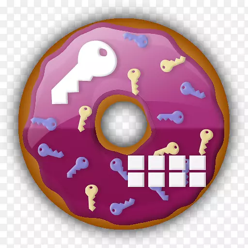 图标设计下载图标-紫色甜甜圈