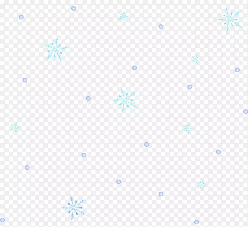 对称面积角图案-蓝色雪花背景