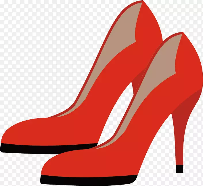 鞋高跟鞋红色高跟鞋