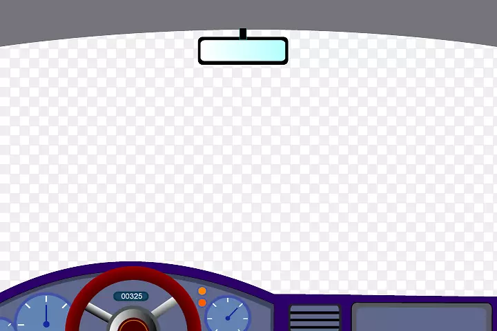 Car Corel视频演播室-驾驶视角