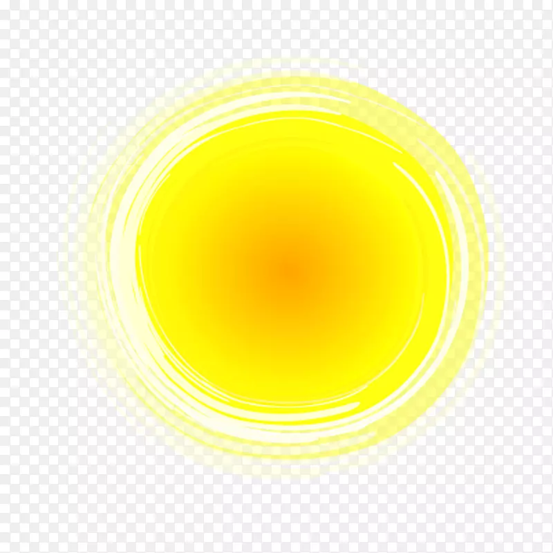 黄色圆圈字体-金色太阳卡通图片