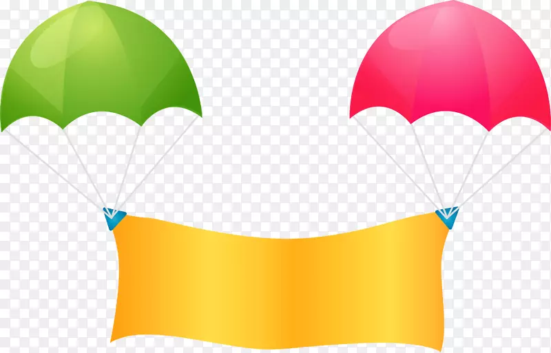 网络横幅气球剪辑艺术-热气球横幅