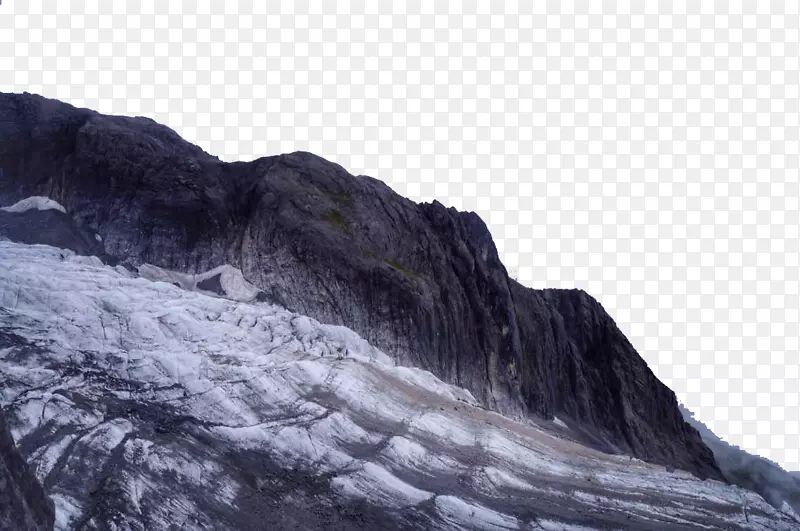 瀑布图标-雪山景观