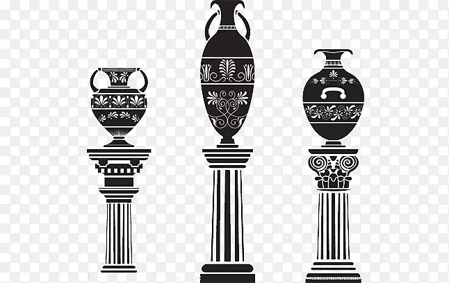 古希腊-免费摄影剪贴画-古典花瓶